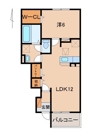 箕島駅 バス6分  プライスカット前下車：停歩6分 1階の物件間取画像